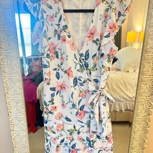 Floral Wrap Dress